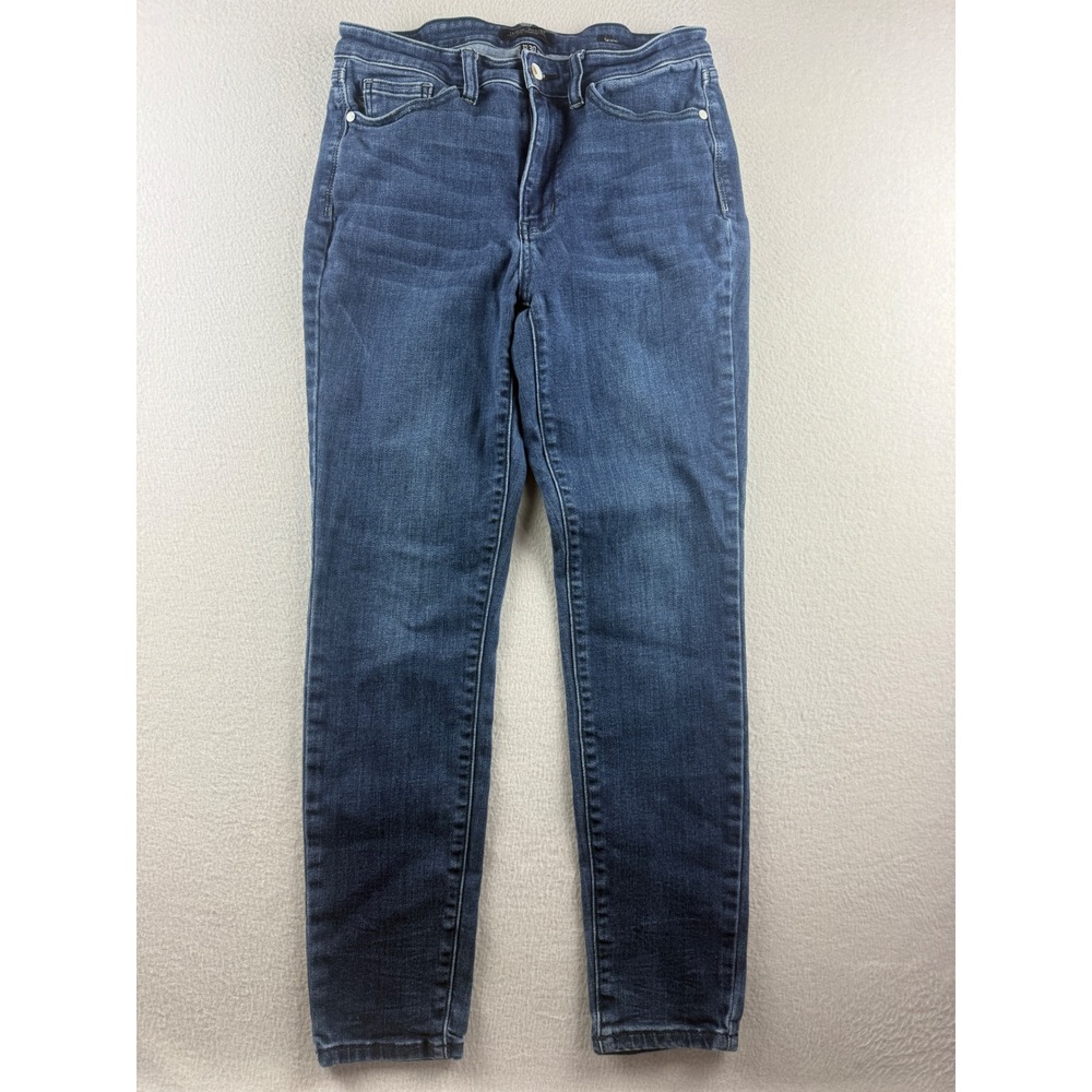 Judy Blue Los Angeles Womens High Rise Skinny Jeans Dark Wash Denim 11/30